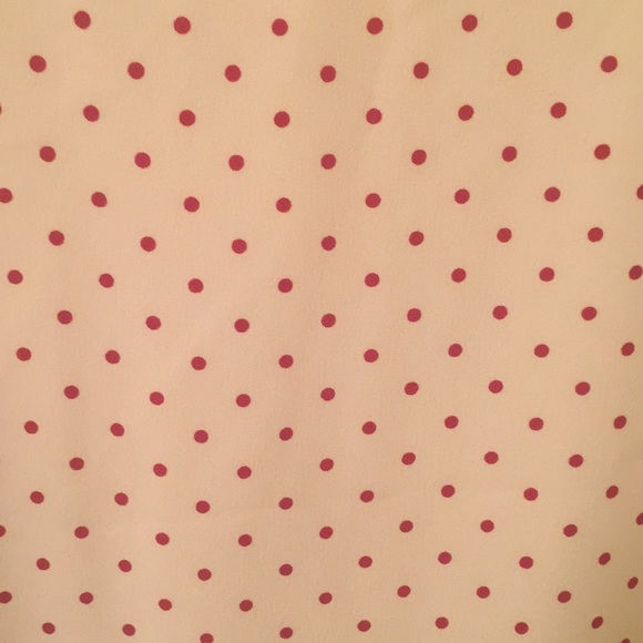 Red polka dot Talbots top. - Picture 2 of 2